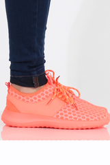 Orange Spotted Trainers - Amalia