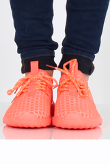 Orange Spotted Trainers - Amalia