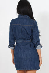 Indigo Denim Day Dress-Ami
