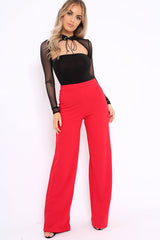 Black Extreme Cut Out Choker Neck Mesh Bodysuit - Ana