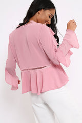 Rose Frill Blouse - Anjelica