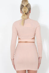 Nude Cut Out Two Piece - Arianna