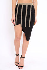 Gold Chain Mail Tassel Belt - Arriana