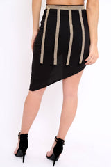 Gold Chain Mail Tassel Belt - Arriana