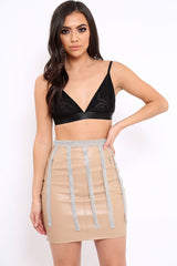 Silver Chain Mail Tassel Belt - Arriana