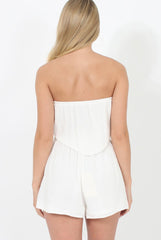 White Embroidered Co-Ord - Athena