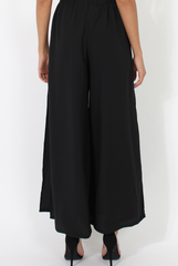 Black Side Split Culottes - Aubrey