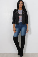 Riley Grey Believe Slogan Top