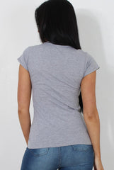 Riley Grey Believe Slogan Top