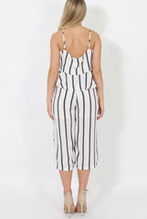 Stripey Culotte Co-Ord Set - Remia