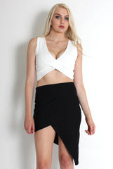 Billy Black Asymmetric Skirt