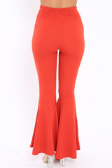 Rust Extreme Flare Trousers - Becki