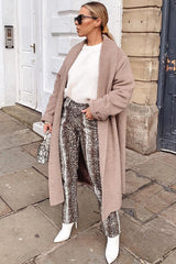 Beige Snake Print High Waist Denim Jeans - Raeann