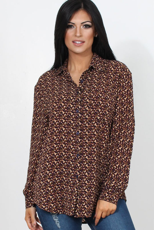 Bethzy Multi Print Shirt