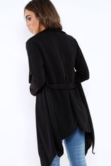 Black Waterfall Frill Jacket - Bexley