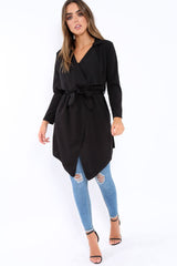 Black Waterfall Frill Jacket - Bexley