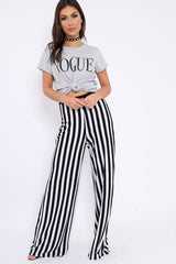 Grey Vogue Slogan Top - Birda