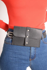 Black Belted Bumbag - Oma