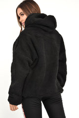 Black Borg Pocket Front Hoodie - Dezi