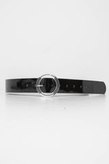 Black Clear Resin Buckle Belt - Mallory