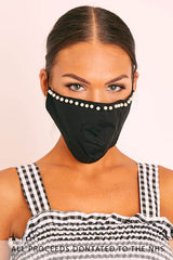 Black Pearl Detail Face Mask - Lula