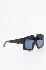 Black Oversized Square Frame Sunglasses - Valeri