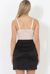 White Mesh Bodysuit - Blake