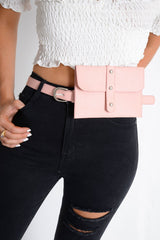 Pink Belted Bumbag - Oma