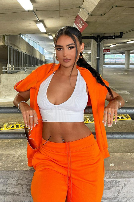 Orange Hoodie and Joggers Loungewear Co-ord Set - Bluebell