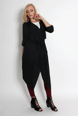 Caroline Black Waterfall Jacket