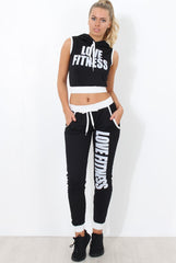 Borro Black Two Piece Activewear Set
