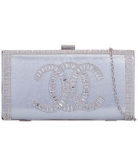 Diamante Embellished Clutch Bag - Brigitte