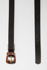 Black Tortoise Shell Detail Belt - Arabell