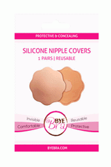 Bye Bra Nude Silicone Nipple Covers 1 Pair