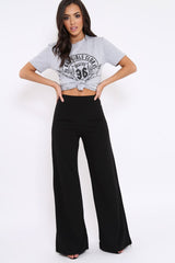 Grey Bad Girls Club Slogan T-shirt - Cally