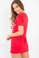 Red All the Jingle Ladies Christmas T-shirt - Ellen
