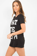 Black What the Elf Christmas T-shirt - Ellie