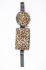 Leopard Print Double Pouch Belt Bag - Cammy