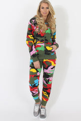 Multi Camo Loungewear Set - Larna