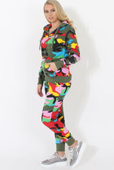 Multi Camo Loungewear Set - Larna