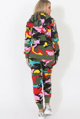 Multi Camo Loungewear Set - Larna
