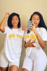 White Baby Girl Flames T-shirt - Eddie