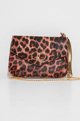 Leopard Double Sided Clutch Bag - Cecelia