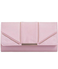 Zip Effect Clutch - Celeste