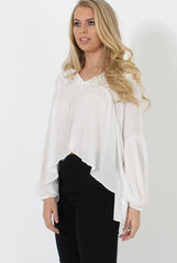 White V Front Top - Donna