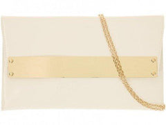 Joyce Chunky Gold Bar Clutch Bag