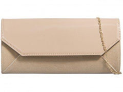 Leonie Patent/Suede Clutch Bag