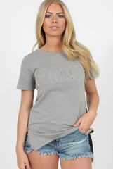 SelfMade Grey 3-D Slogan T-Shirt - Chandler