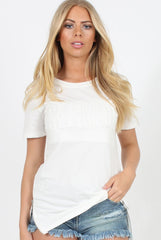 SelfMade White 3-D Slogan T-Shirt - Chandler