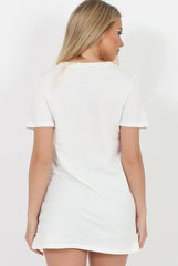 SelfMade White 3-D Slogan T-Shirt - Chandler